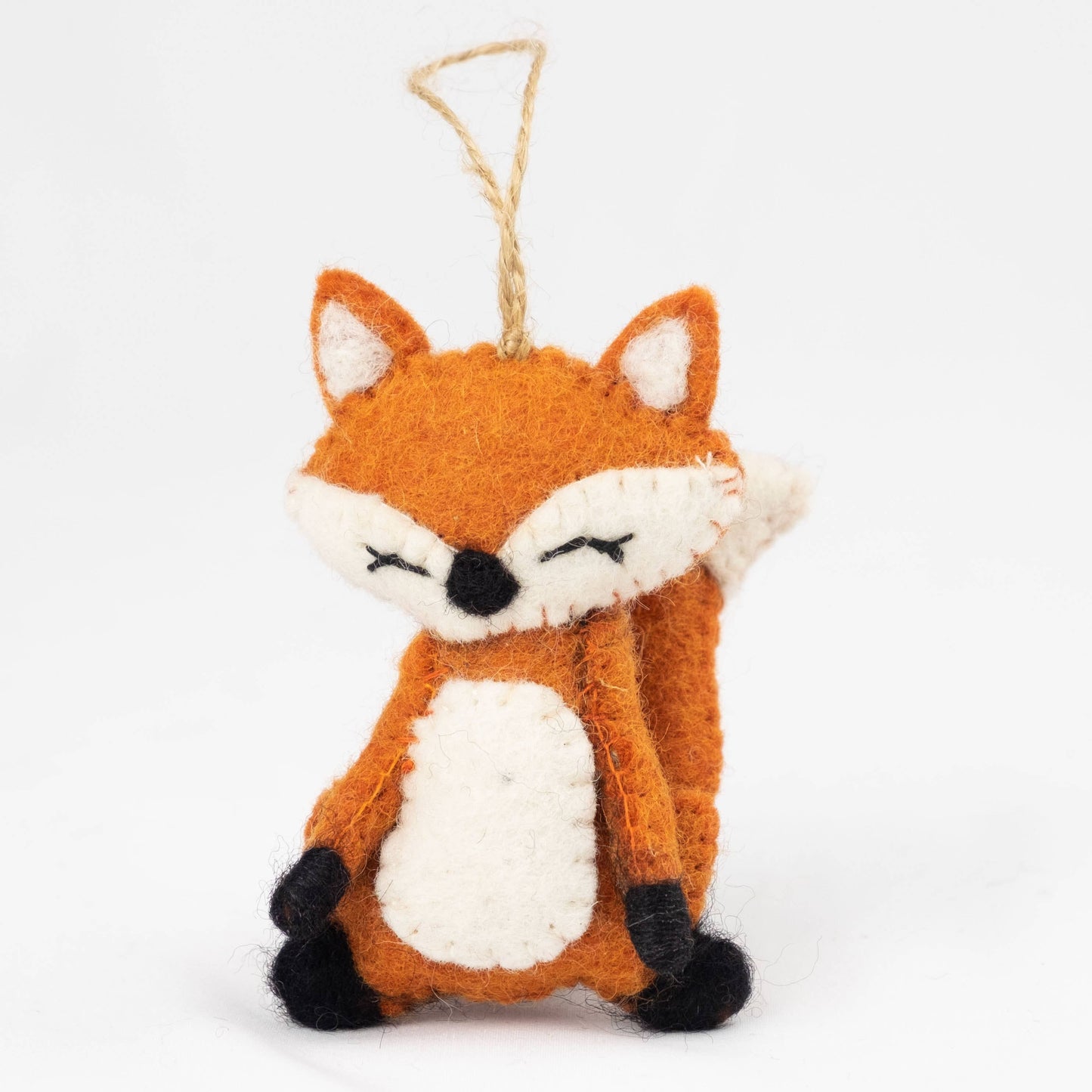 Felt Ornament Forest Animals Squirrel, Deer, Hedgehog, Fox and Owl.