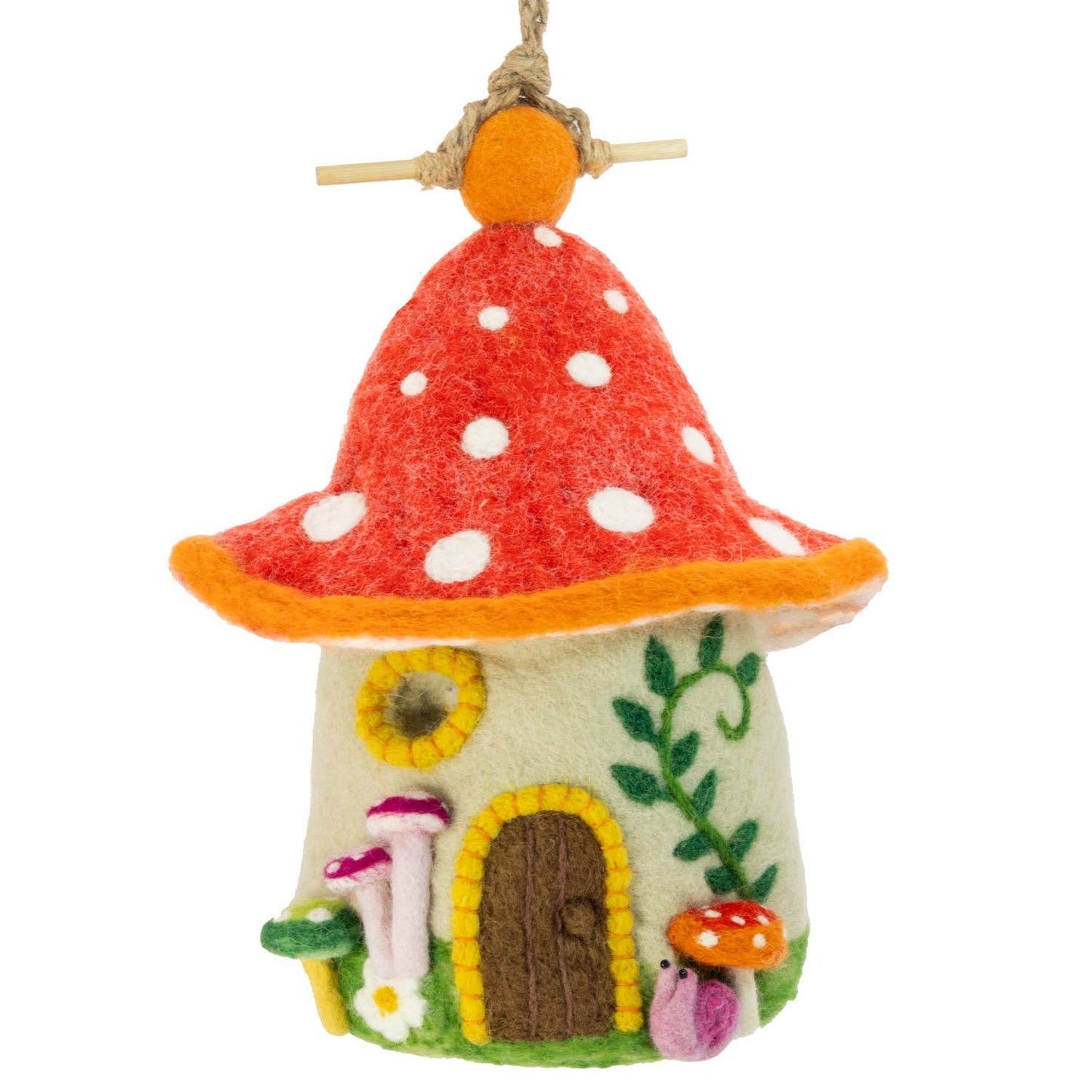 dZi Handmade - Fungi House Birdhouse