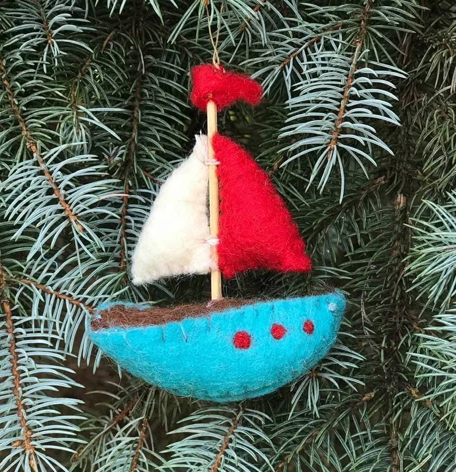 Ornament Sail Boat