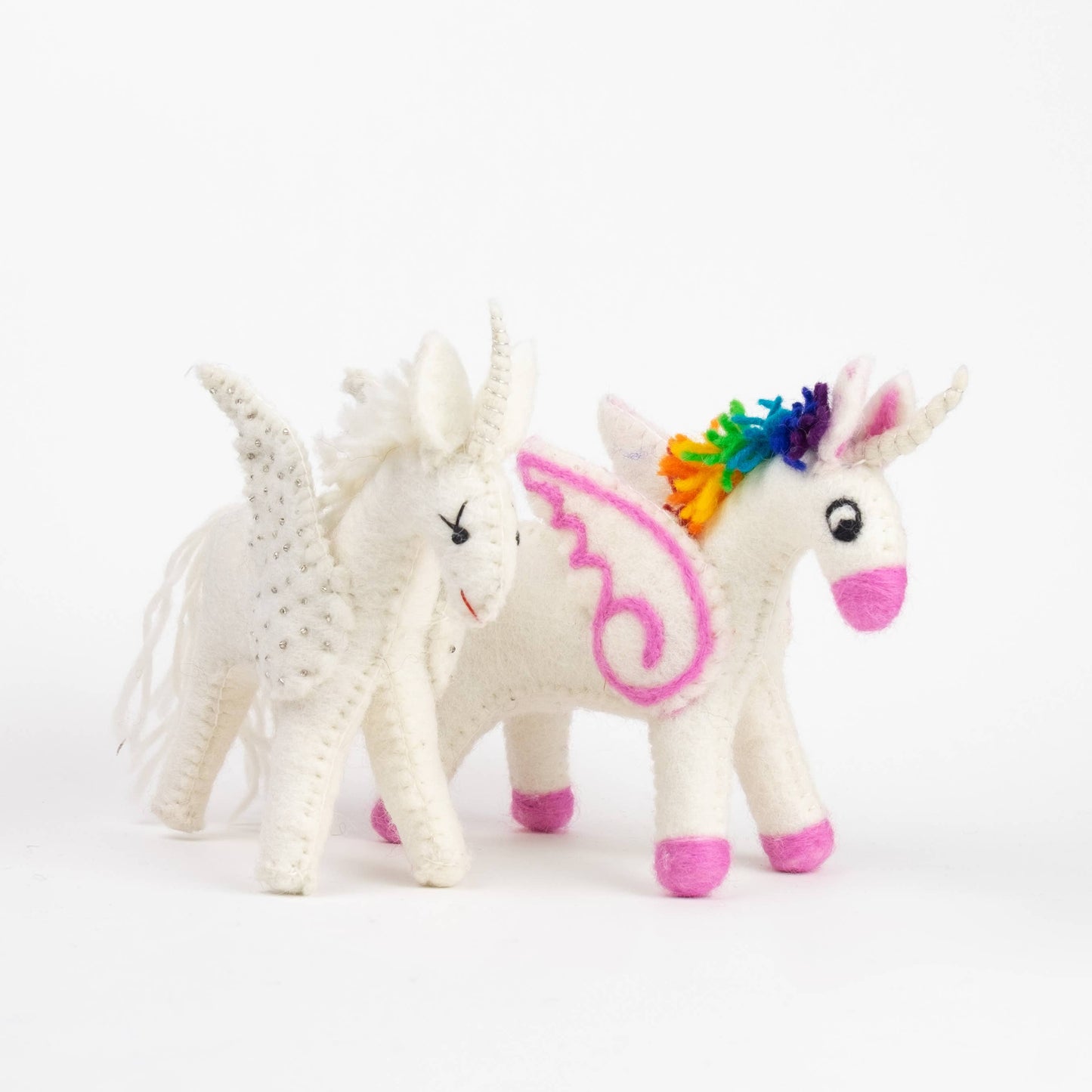 Small Felt Rainbow Unicorn