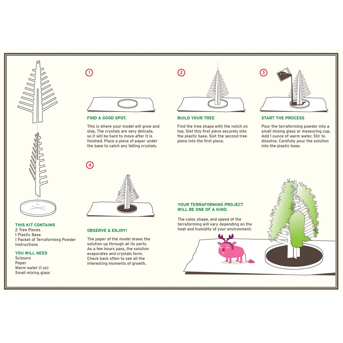 Copernicus Toys - Crystal Growing Douglas Fir |
Craft Kit Science Kit