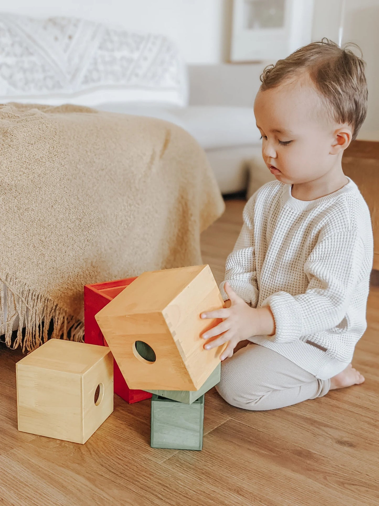 Rainbow Large Nesting & Stacking Boxes: Versatile Learning Fun