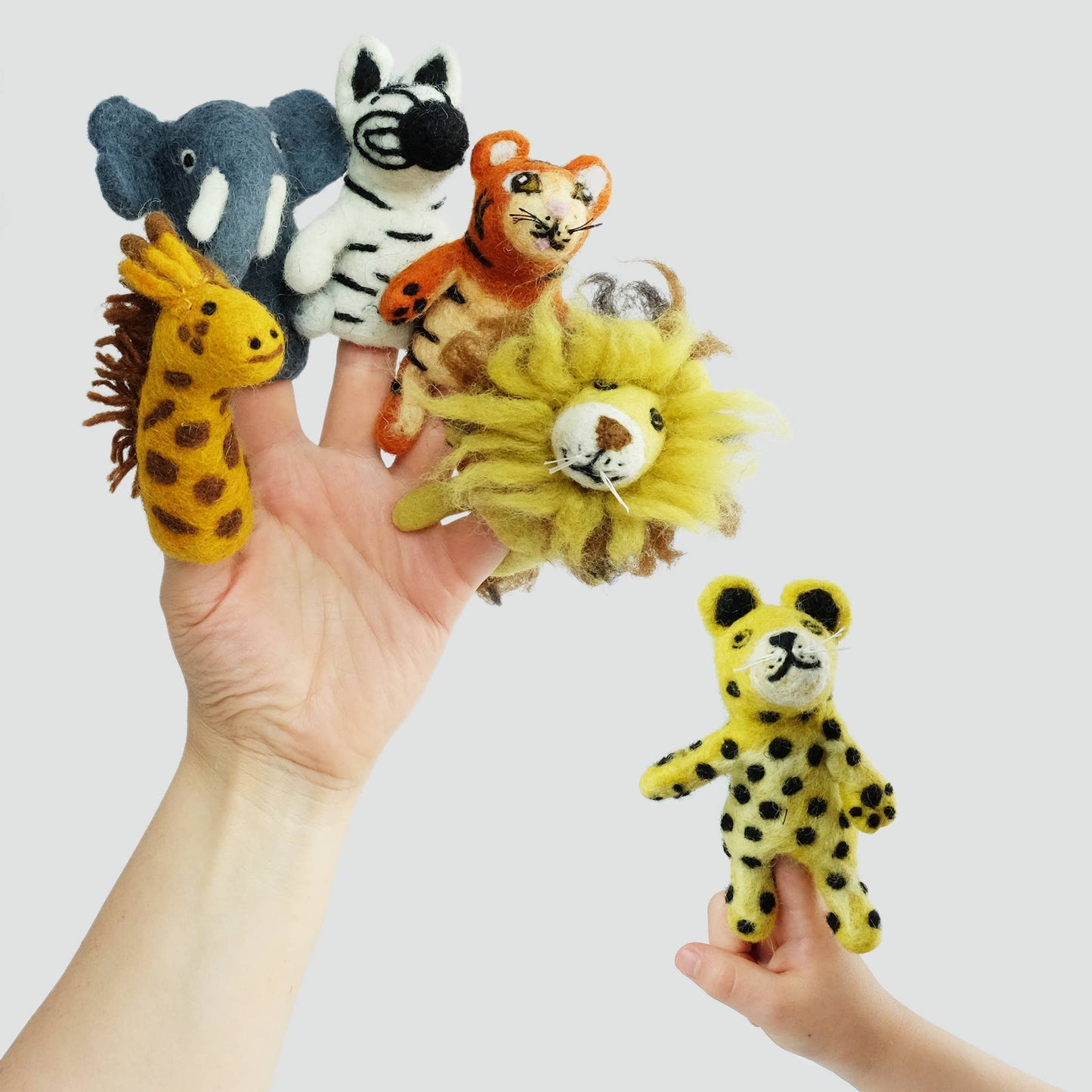 Felt Finger Puppets  - Jungle Jamboree