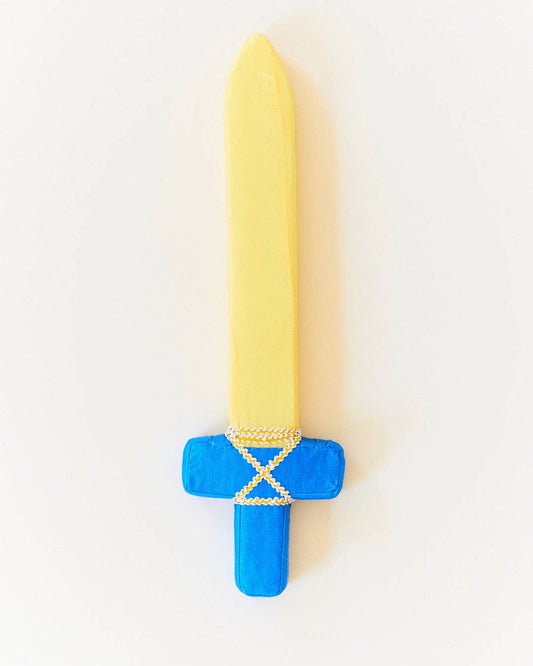 Sarah’s Silks - Soft Sword for Kids Pretend Play - Natural Silk, Waldorf Toy