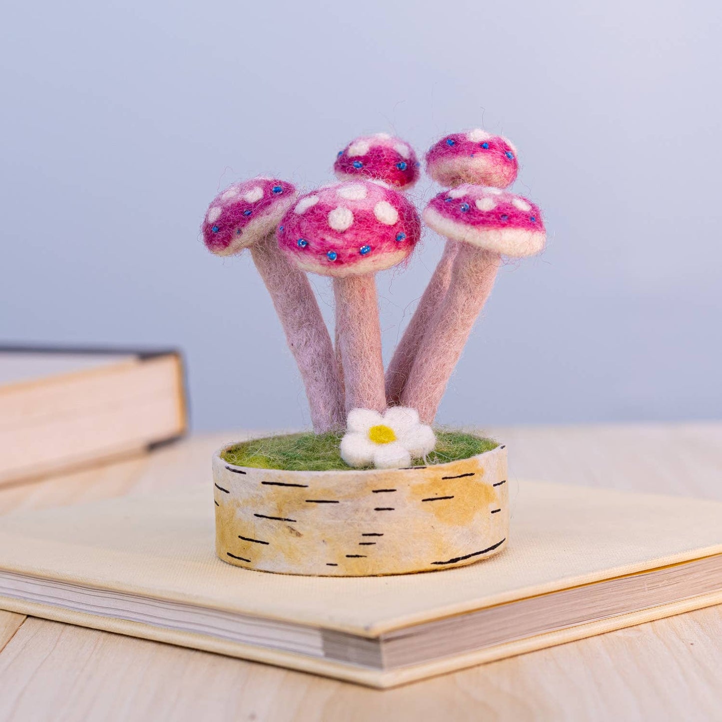 dZi Handmade - Pink Lady Woodland Mushroom