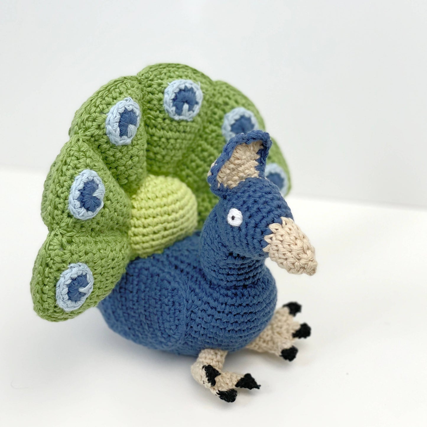 Stuffed Animal - Peacock Rattle