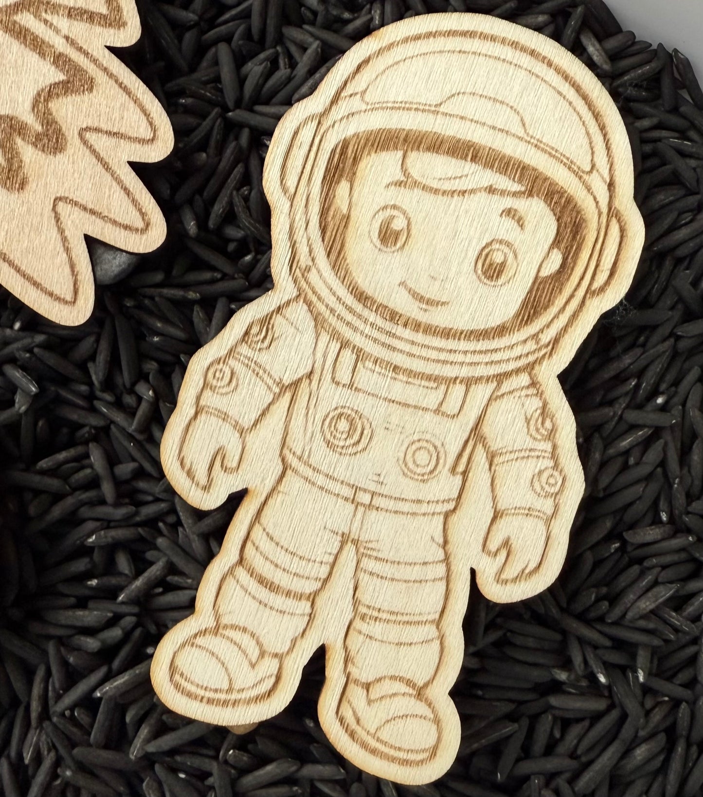 Space-Themed Wooden Sensory Play Props