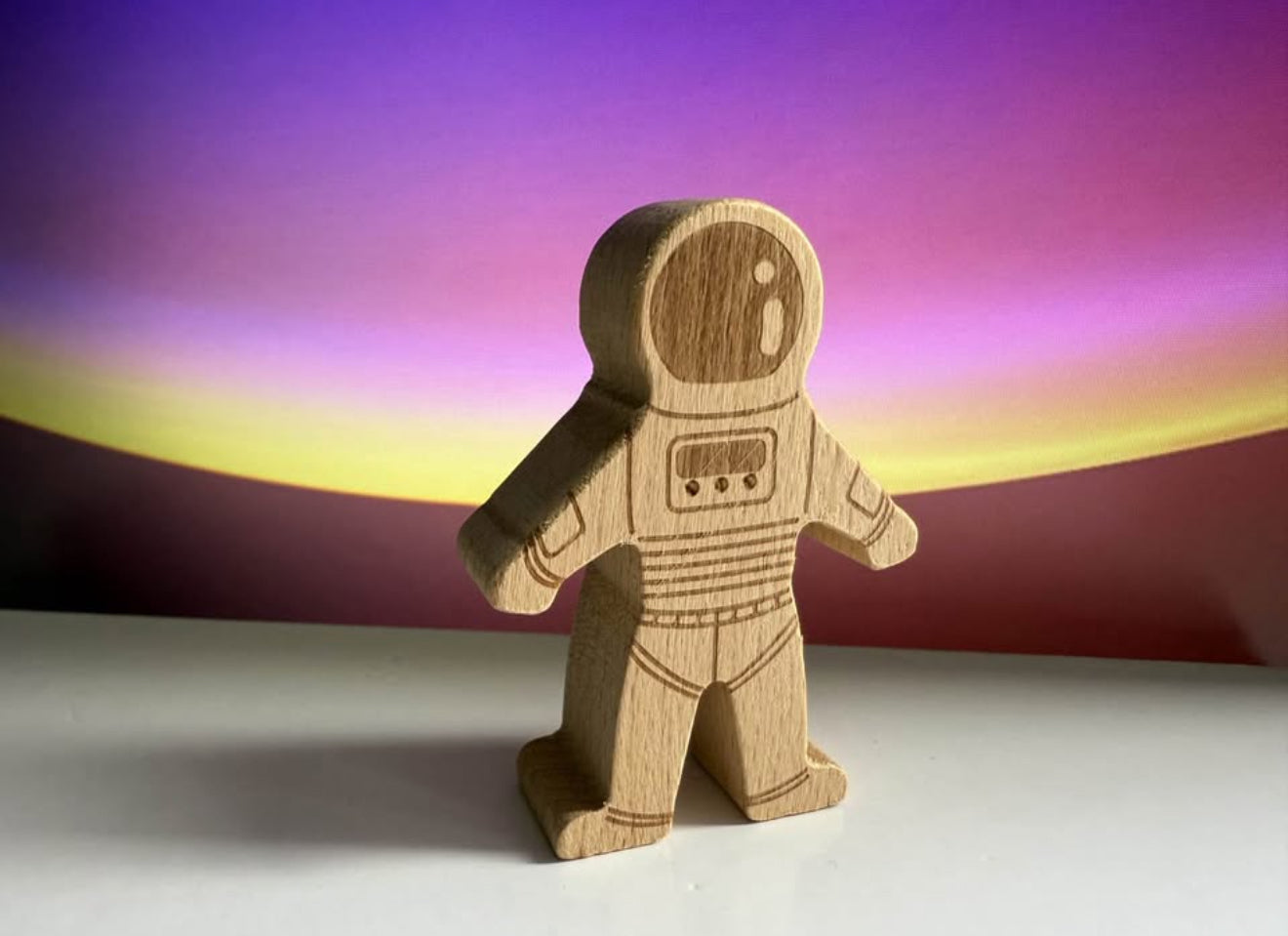 Wooden Space Stacking Toy