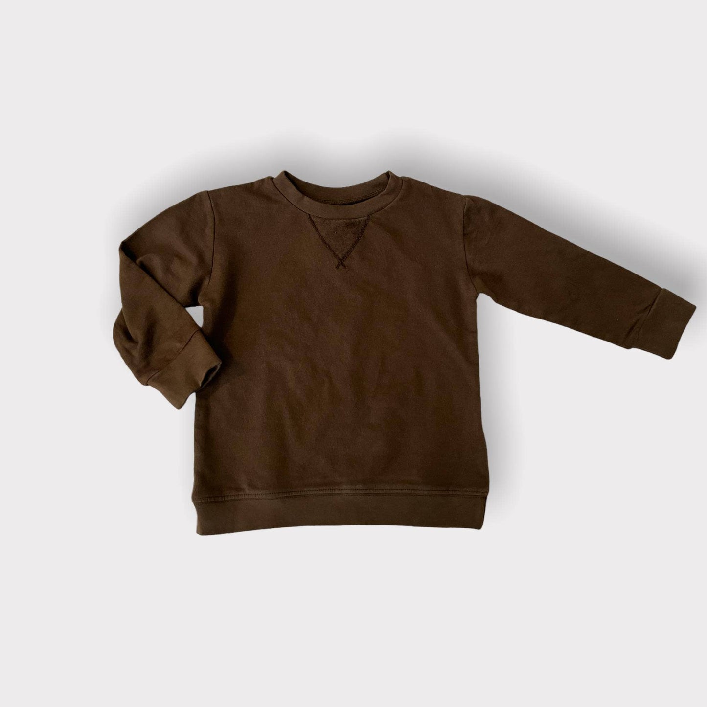 Emma Grace Shoppe - EG Organic Crewneck Sweatshirt - Chocolate