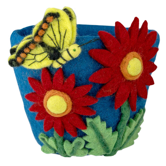 dZi Handmade - Felt Pot: Cosmos