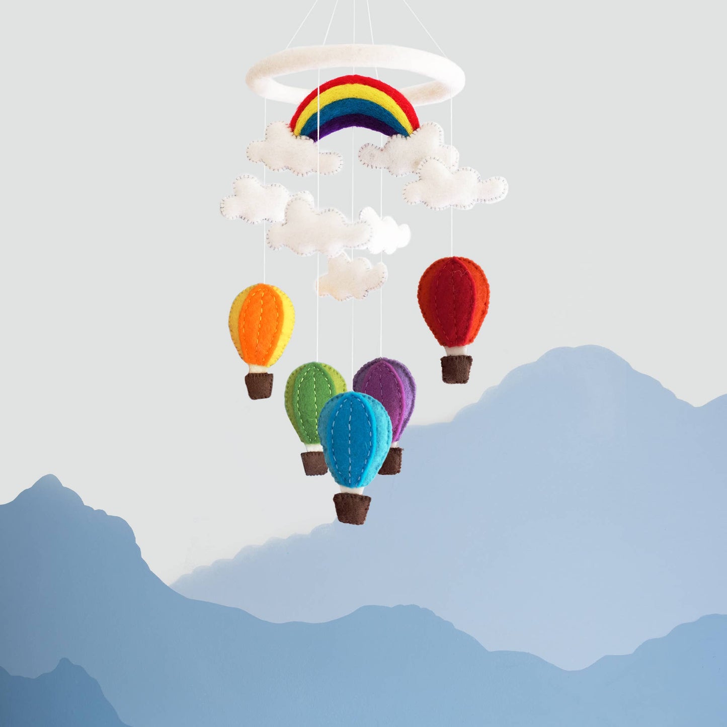 Nursery Cot Mobile - Hot Air Balloon