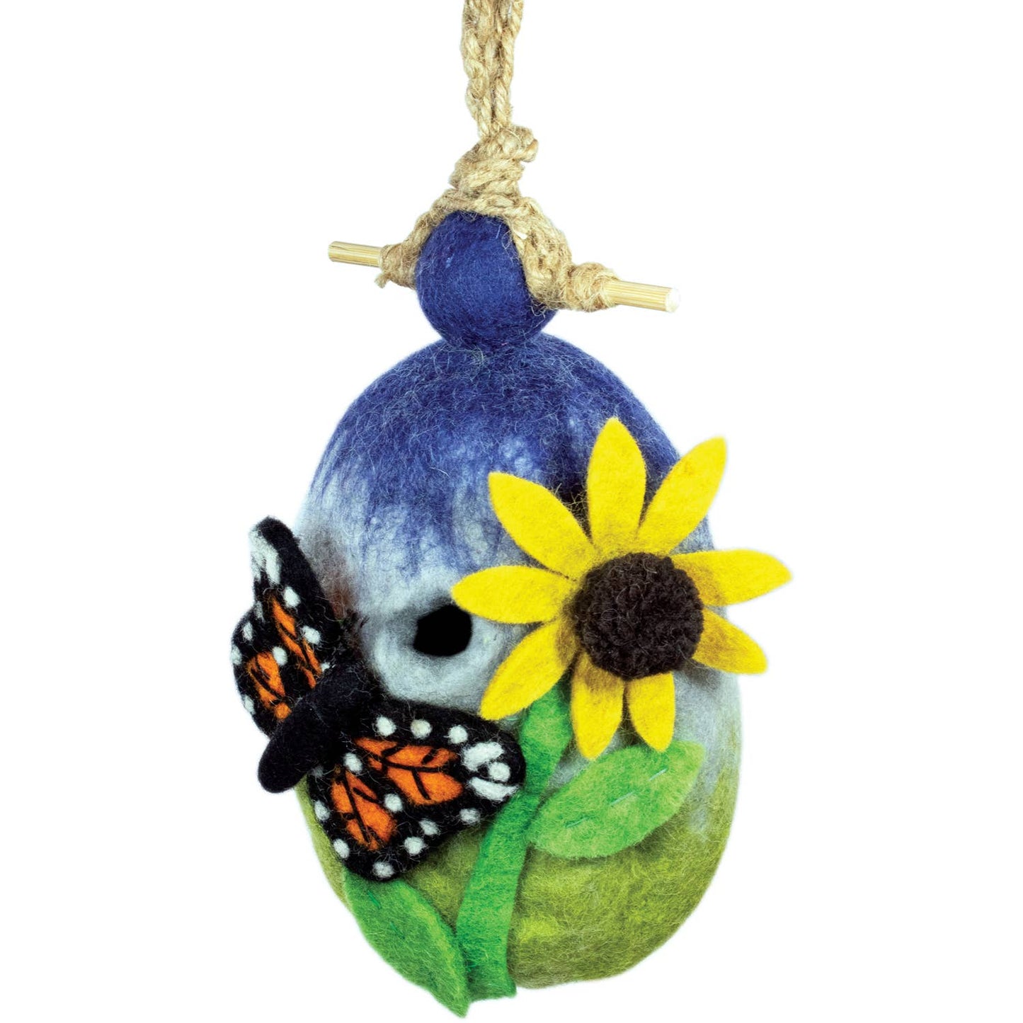 dZi Handmade - Butterfly Garden Birdhouse