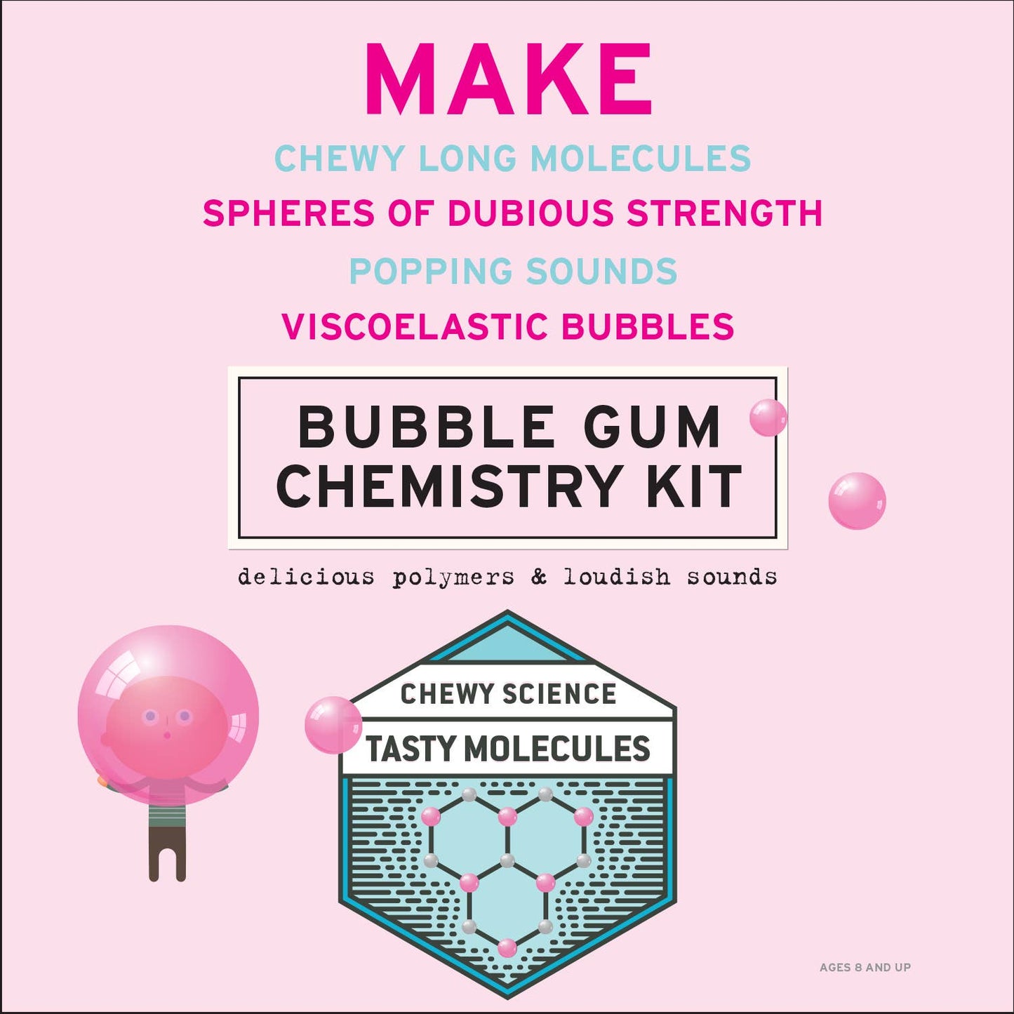 Copernicus Toys - Bubble Gum Chemistry Kit |
Make your Own Bubble Gum STEM Kit