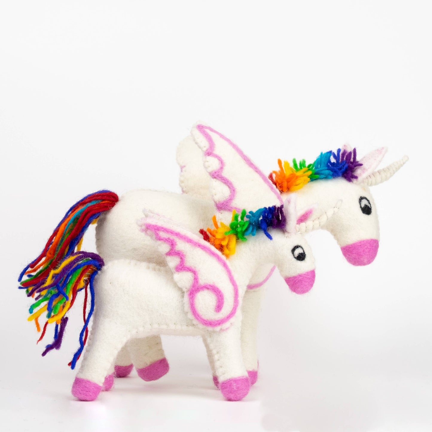 Small Felt Rainbow Unicorn