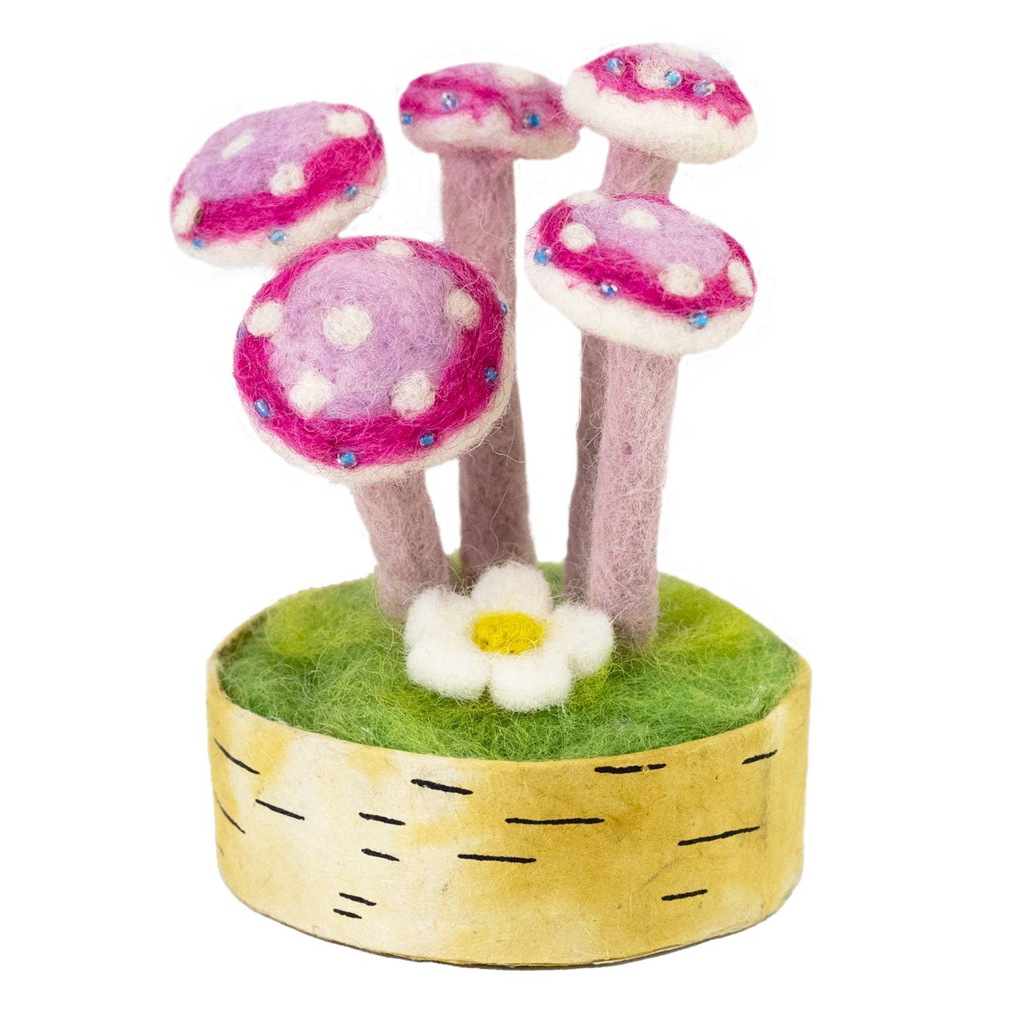 dZi Handmade - Pink Lady Woodland Mushroom