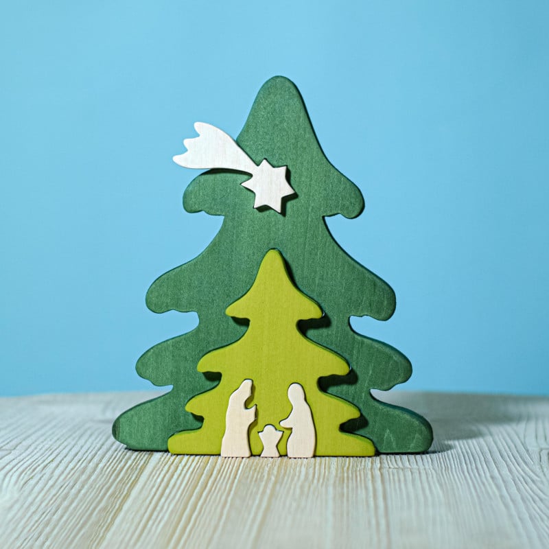 Christmas Tree Puzzle Natur