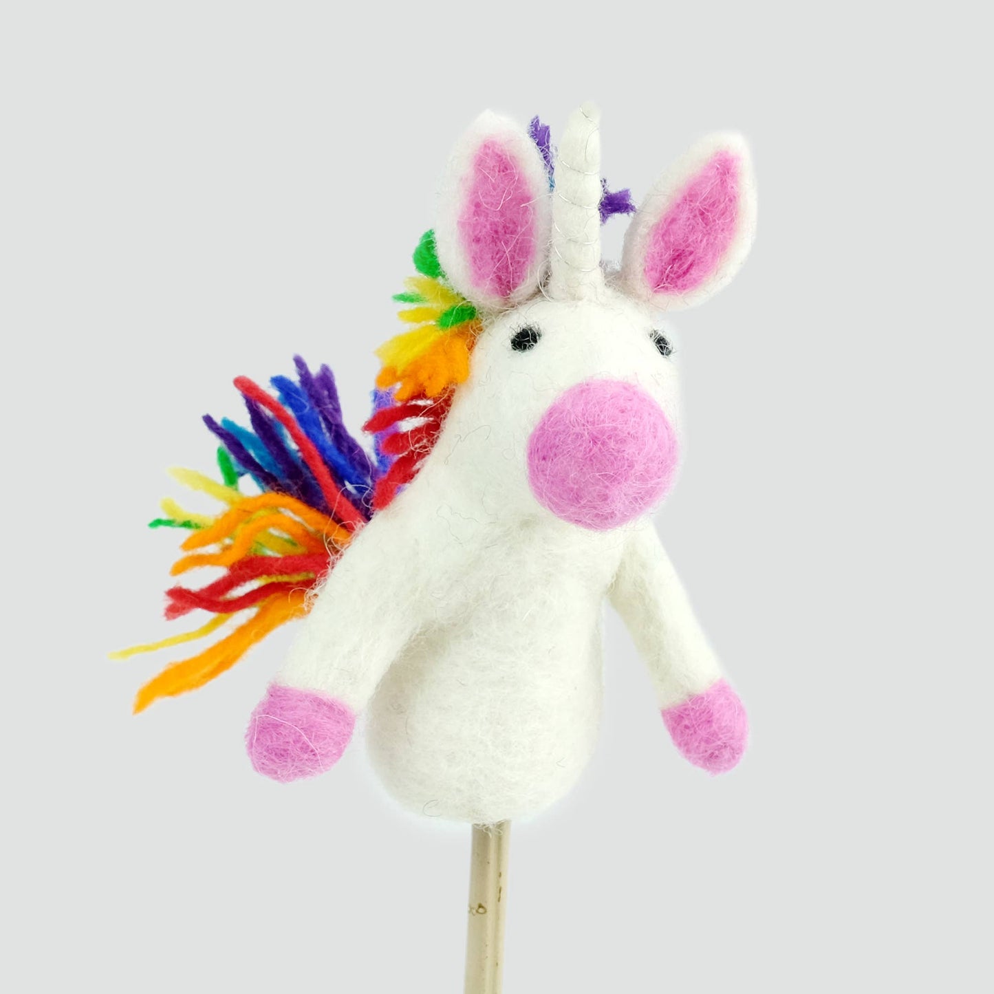 Felt Finger Puppets - Rainbow Unicorn