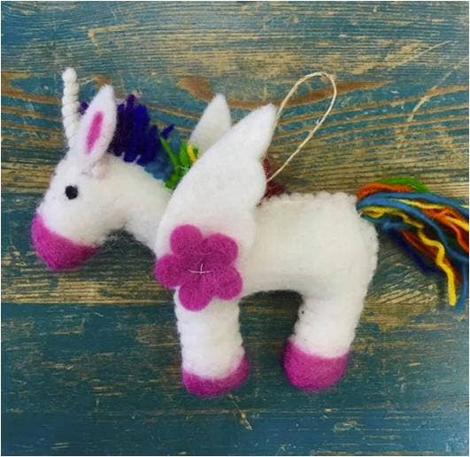 Ornament  Rainbow Unicorn