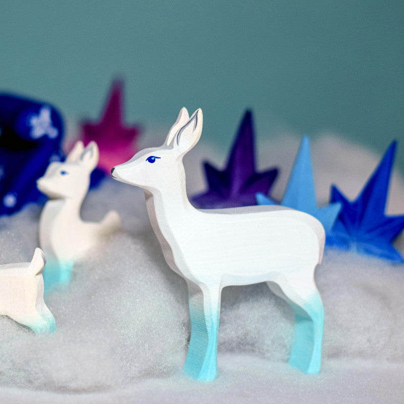 Bumbu Toy - Deer White-Blue