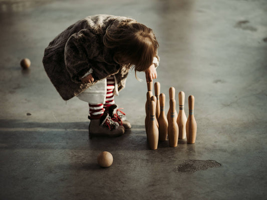 Bowling Natural Wooden game