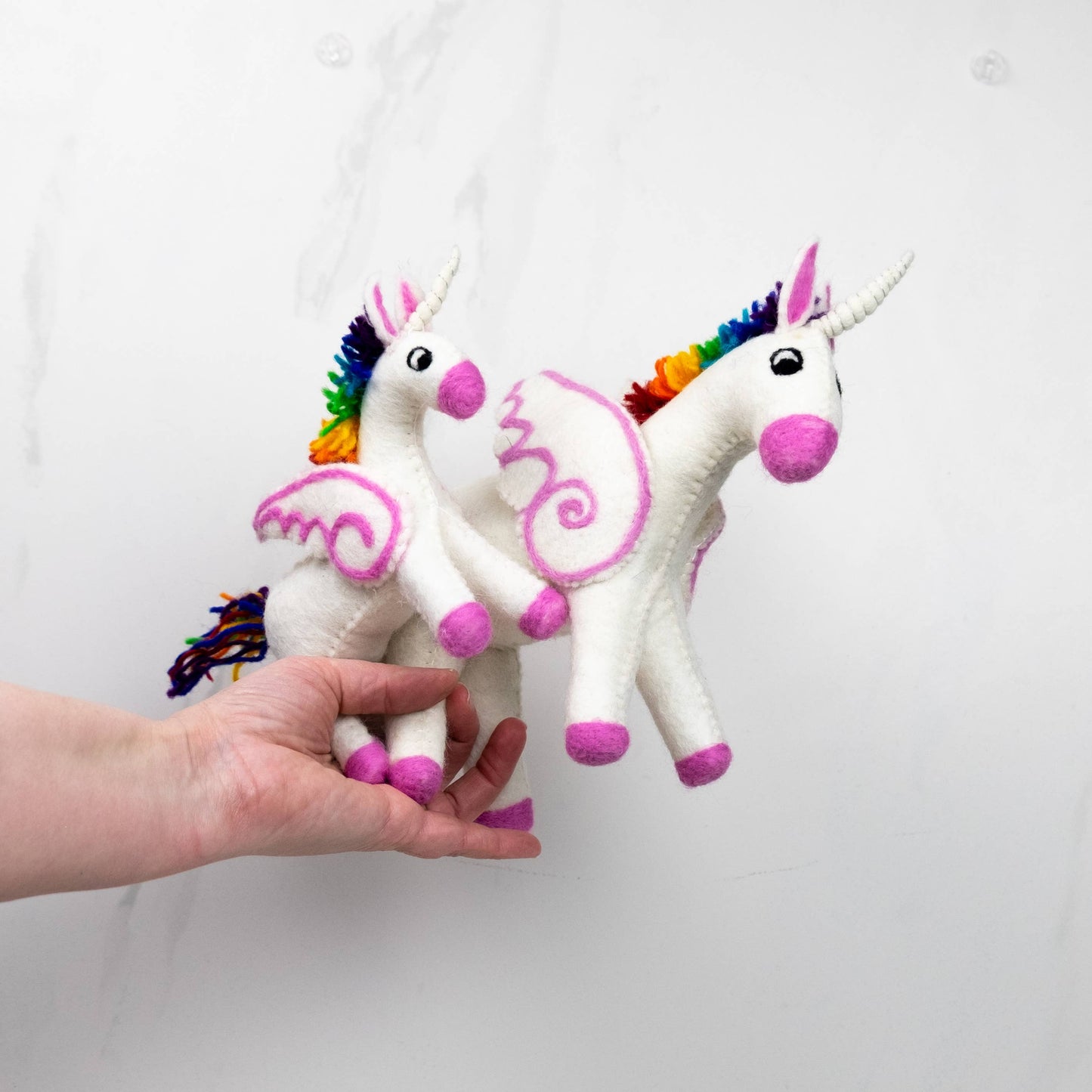 Small Felt Rainbow Unicorn