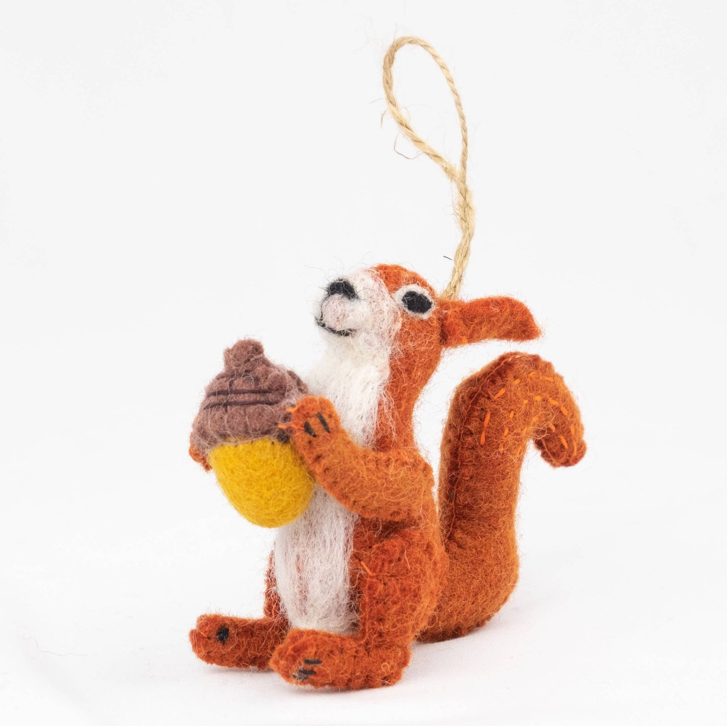 Felt Ornament Forest Animals Squirrel, Deer, Hedgehog, Fox and Owl.