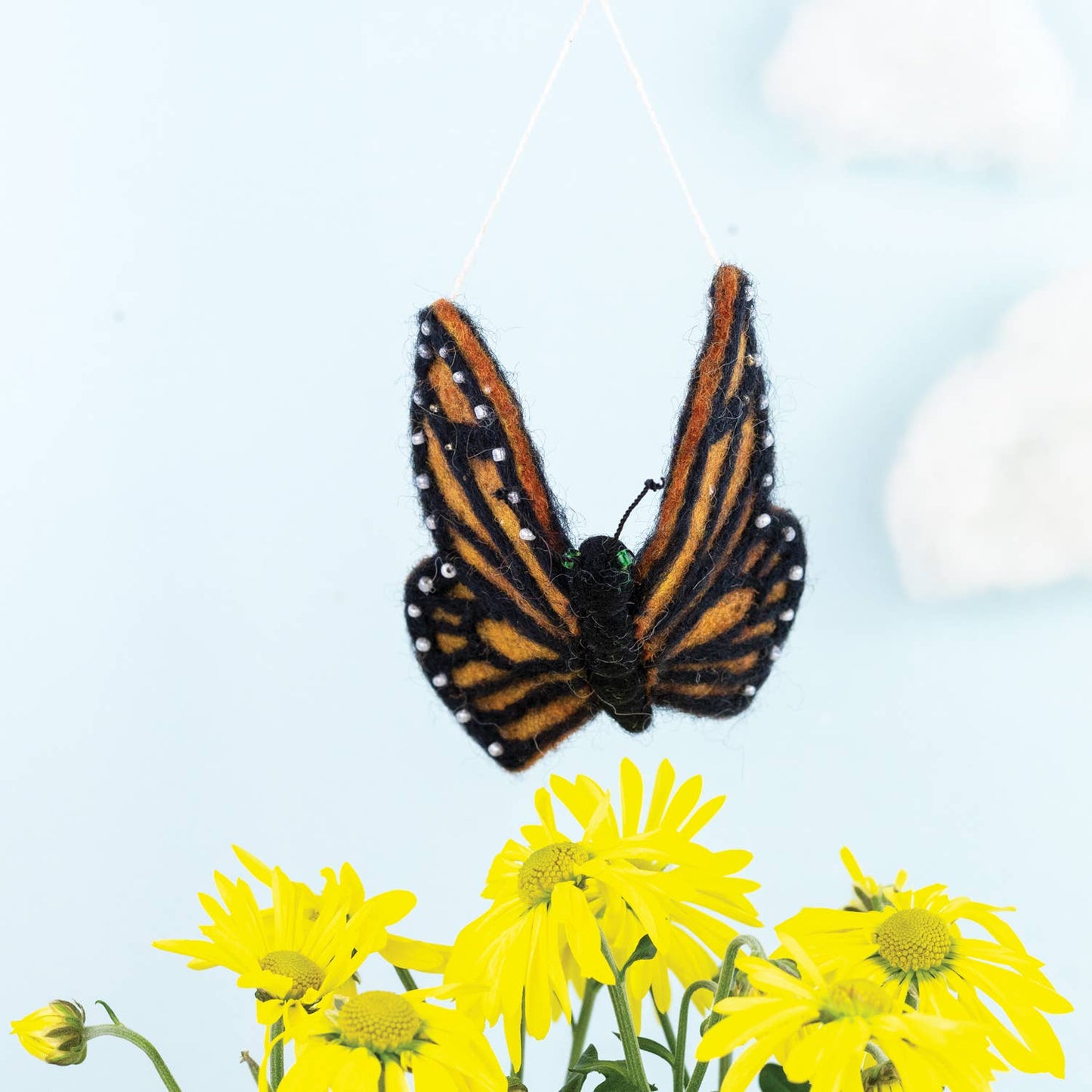 dZi Handmade - Monarch Butterfly Ornament