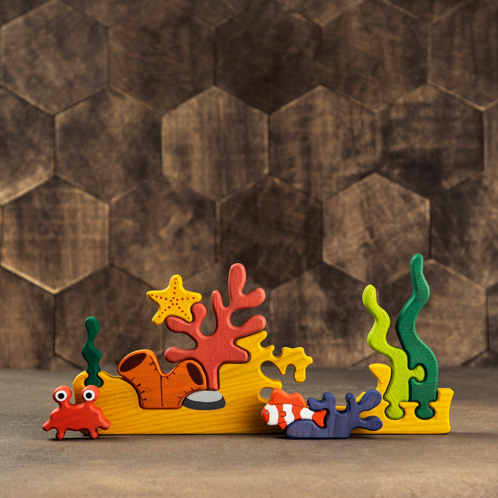 Wooden Coral Reef Puzzle