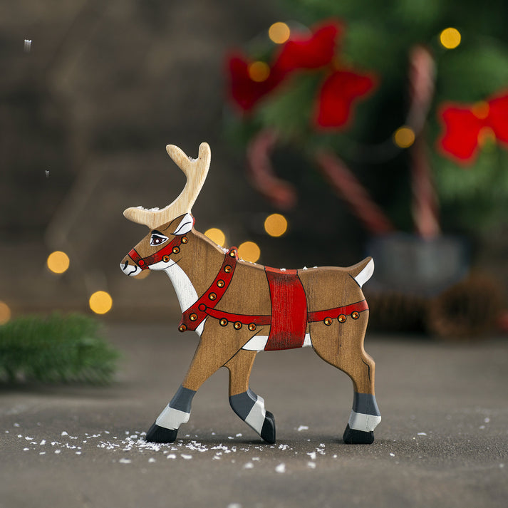 Wooden Christmas Reindeer Christmas Decor